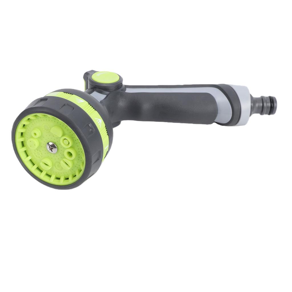 Garden Hose Nozzle Sprayer Lightweight Multifunctional High Pressure with Thumb Control for Car Washing Gray