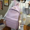 Lässiger Nylon-Schülerrucksack mit Tasche für Schüler und Studenten