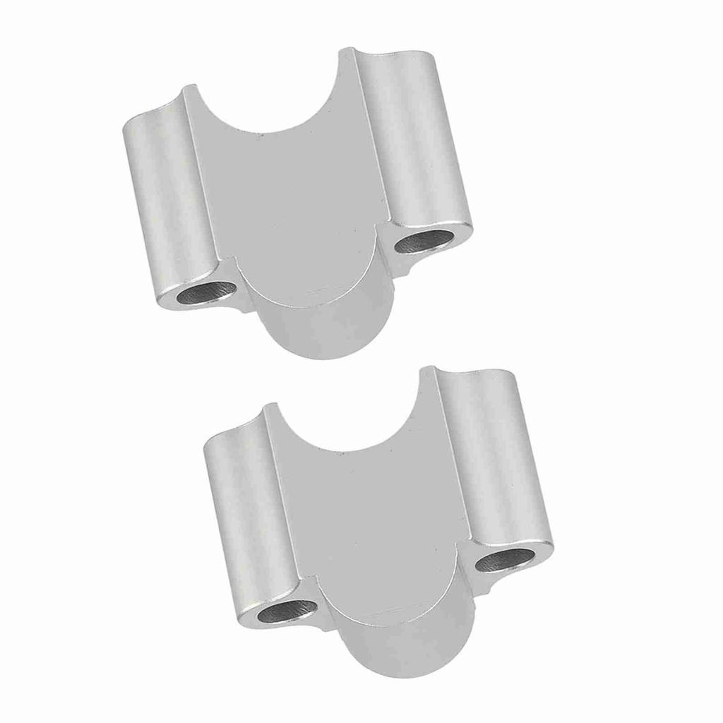 Aluminum Alloy Handbar Riser 7Celsius8 22mm Motorcycle Handbar Rising Clamp(Black)