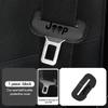 1/2pcs Car Leather Safety Belt Buckle Plug Protective Covers Interior Accessories For Jeep Grand Cherokee Patriot Renegade AMP1