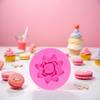 Pink 3D Flower Lotus Silicone Mold for DIY Cupcake Cake Topper Decoration Jelly Shots Fondant Mold Crystal Handmade Ice Cream Soap Mould Candy Making