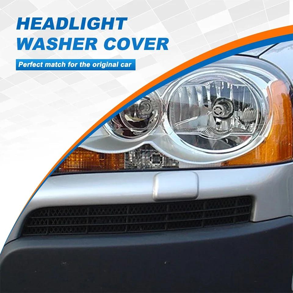 Car Accessories Front Bumper Headlight Washer Cover Cap Headlamp Jet Spray For VOLVO XC90 2003 2004 2005 2006 30698208 30698209