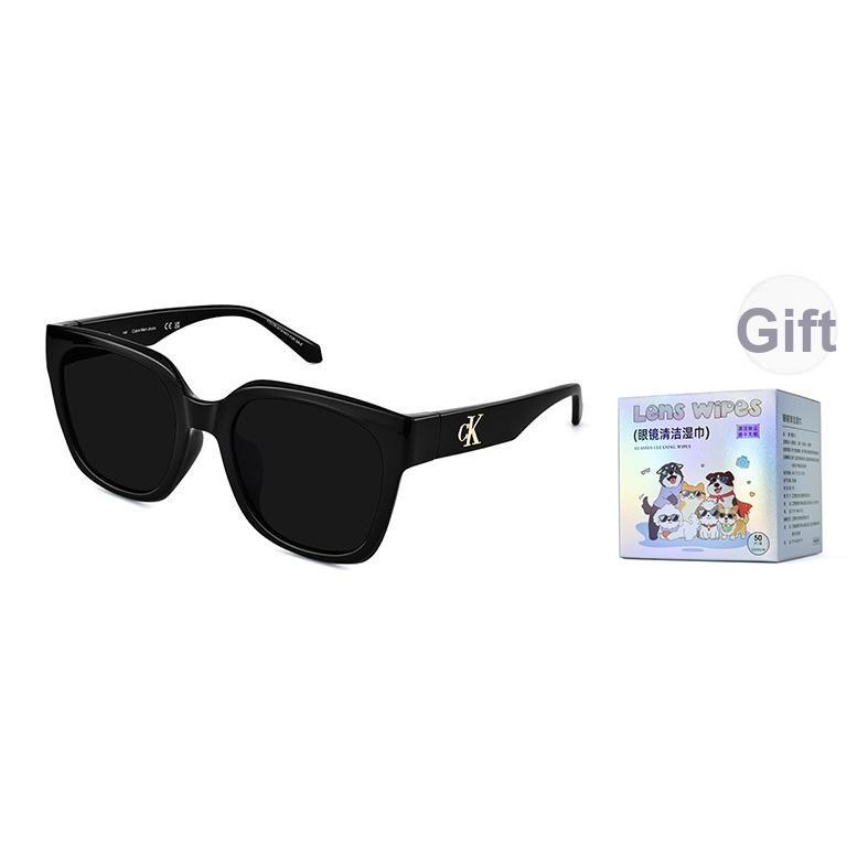 Calvin Klein Square Sunglasses With Logo Design For UV Protection Unisex sunglasses CKJ25637SLB