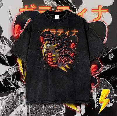 Pokemon Giratina Maglietta Anime Personalizzata Maglietta Anime Vintage Maglietta Anime Retrò