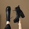 Fashion Platform Skinny Booties New All-match Women's Boots