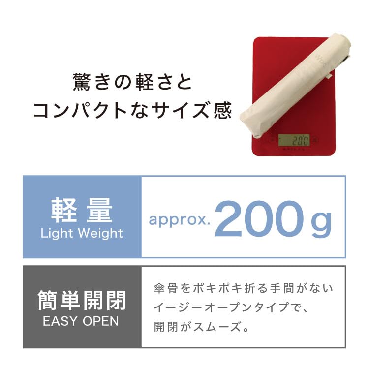 Lightweight Sunshade Plain Lavender Light UV Heat Suitable for Rain or Folding 60cm Cute for and [2025] Wpc. Parasol, Slim, (100% Blocking, 100%