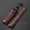 Calfskin Leather Watch Band for Tissot T035 627/407/617 Strap Butterfly Buckle Bracelet Curved End Business Belt 22mm 23mm 24mm