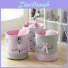Children Fabric Storage Bin With Cartoon Design For Toy And Clothing Organization