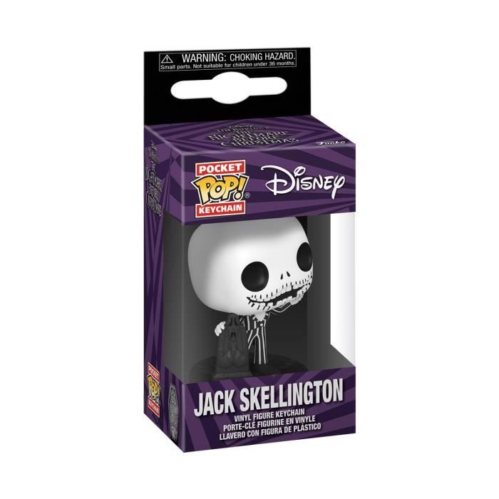 Funko pocket pop! keychain: the nightmare before christmas 30th anniversary - jack skellington