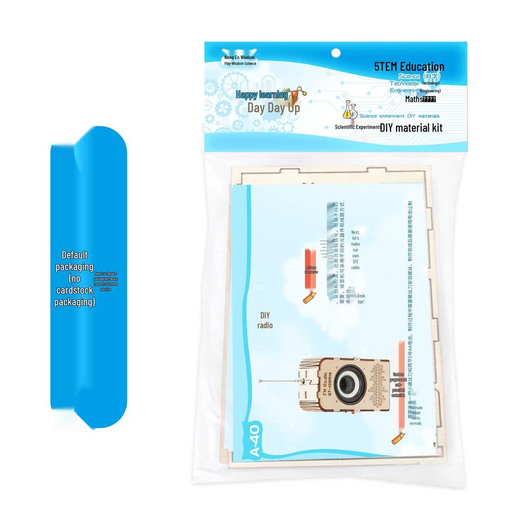 DIY Radio Broadcast Receiver Kit for Middle School Science Experiments