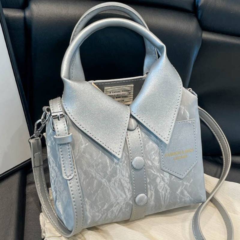 Fashion Pu Small Shoulder Bag With Topstitch Detail For Daily Use