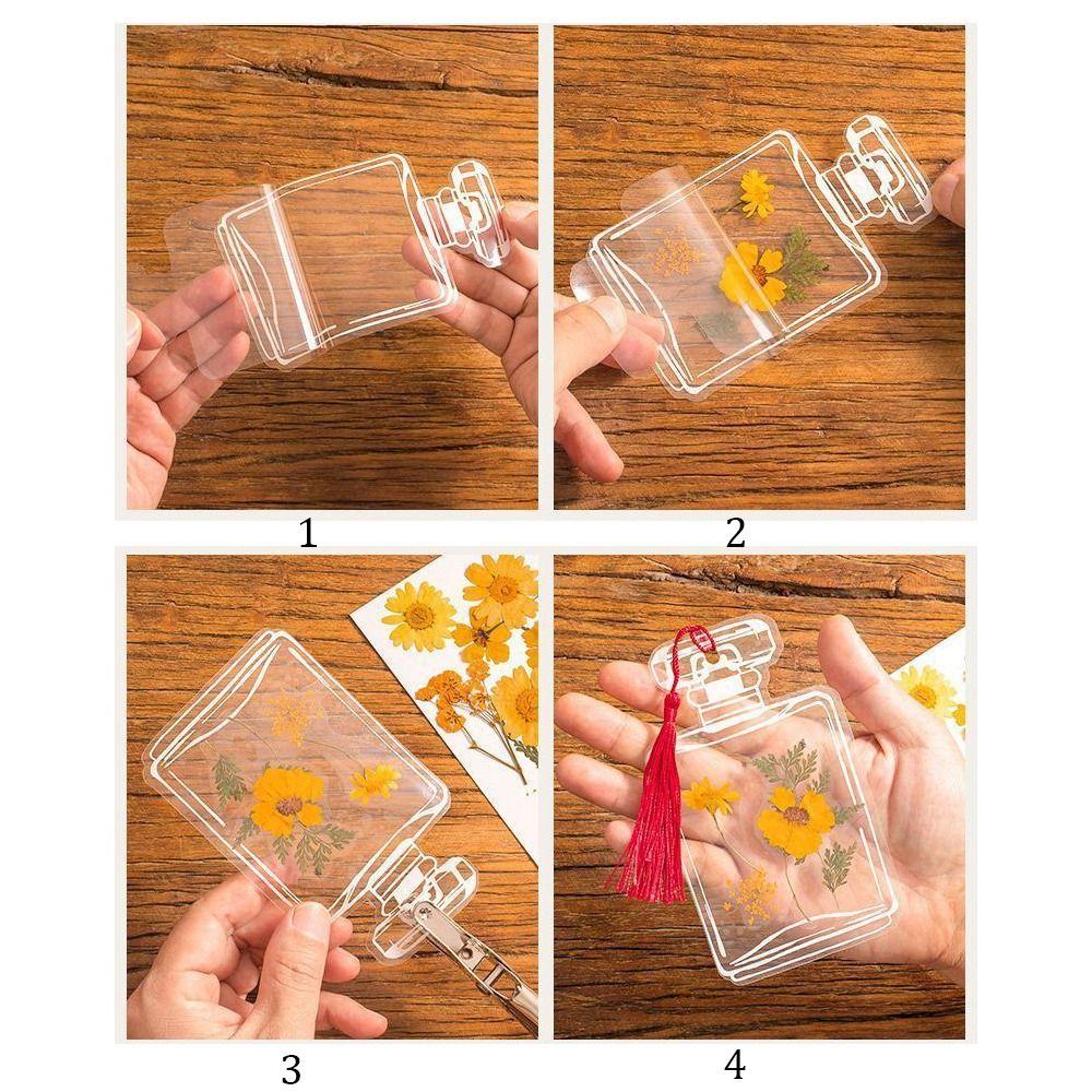 Art DIY Crafts Pressed Flower Bookmark Handmade Reading Mark Book Clip School Stationery Reading Assistant Herbarium Bookmarks