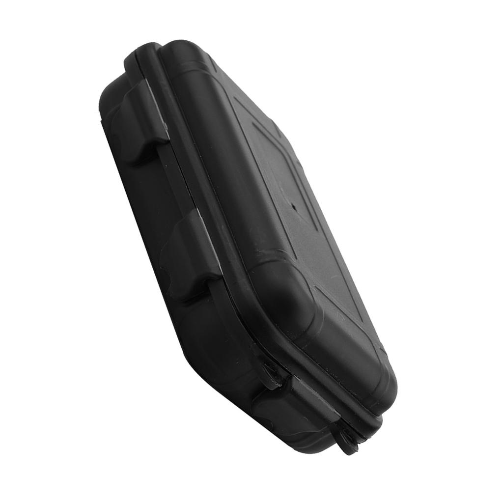 Outdoor Survival Stoßfest Wasserdicht Aufbewahrungsbox Versiegelter Behälter Reisekoffer Schwarz S