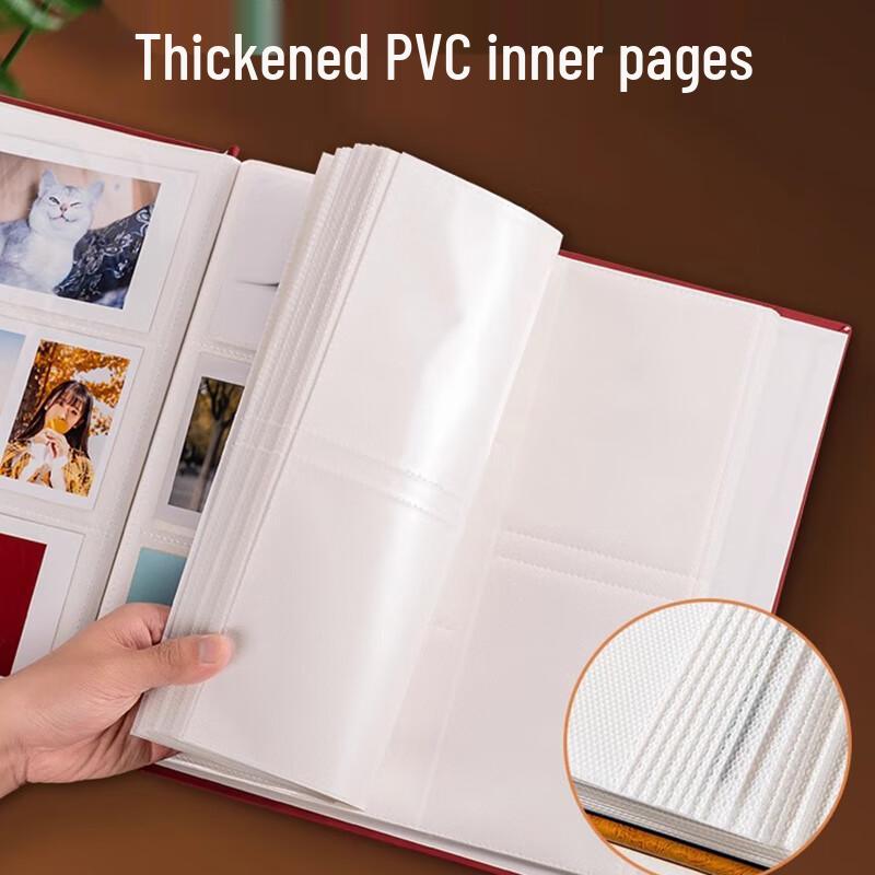 Large Capacity Leather Family Photo Album & Memory Book