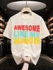 2026 New Cotton Tshirt Parentchild Fun Print Tshirt Casual Crew Neck Short Sleeve Family Street Style Top