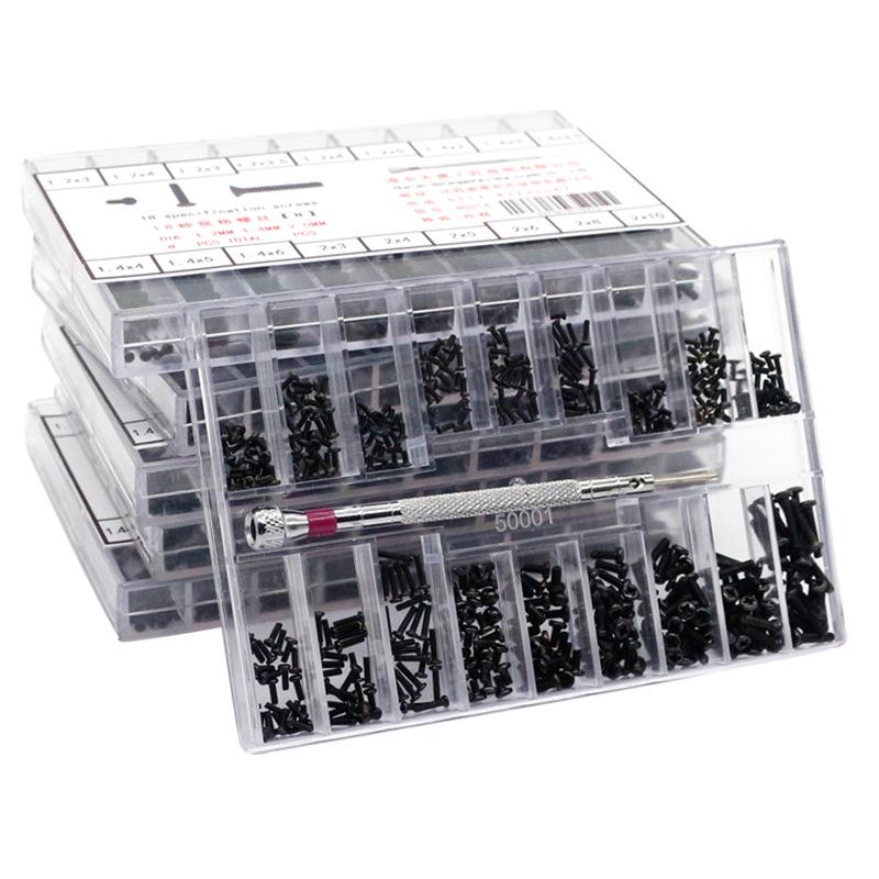 18-Sized Mini Screw Set: Screws for Watches, Eyeglass Frames, and Laptops