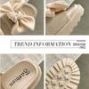 Fairy Style Women Sandals 2024 New Summer Women Slippers Outdoor Platform Beach Shoes Sexy Butterfly-Knot Women Roman Sandalias