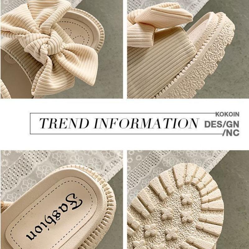Fairy Style Women Sandals 2025 New Summer Women Slippers Outdoor Platform Beach Shoes Sexy Butterfly-Knot Women Roman sandalias