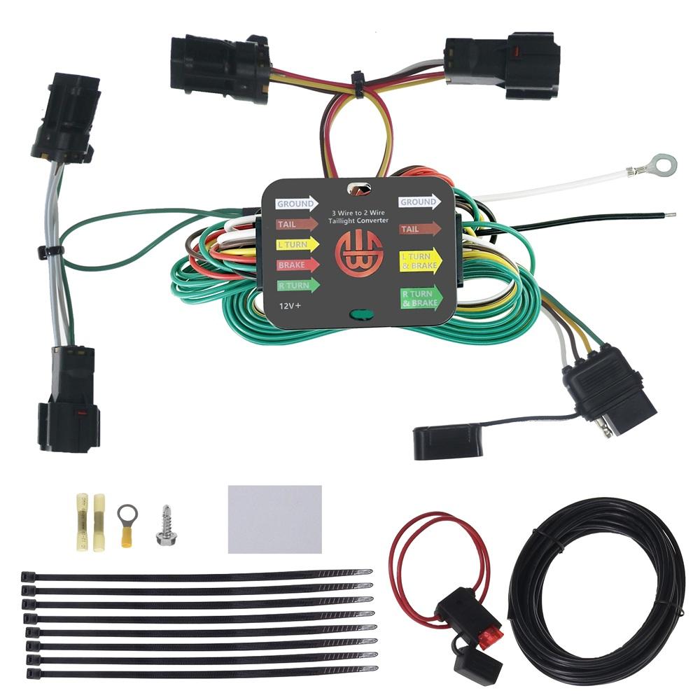 4-Pin Car Trailer Harness for 2014 Kia Sorento - Vehicle Wiring Adapter Kit for Trailers