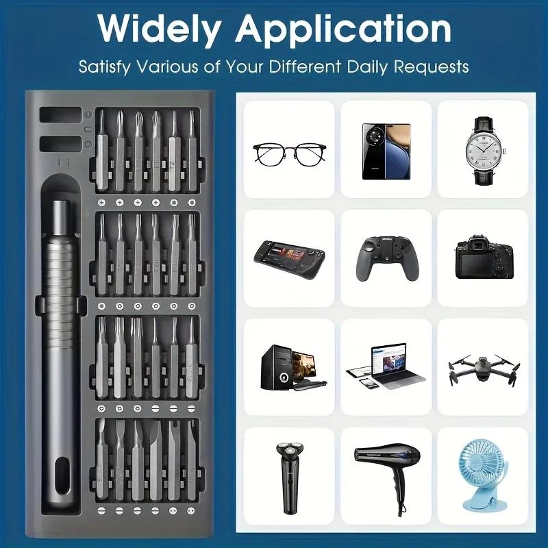 24 In One Aluminum Screwdriver Set, Home Repair Tool for Dismantling Mobile Phones, Headphones, Computers, and Watches