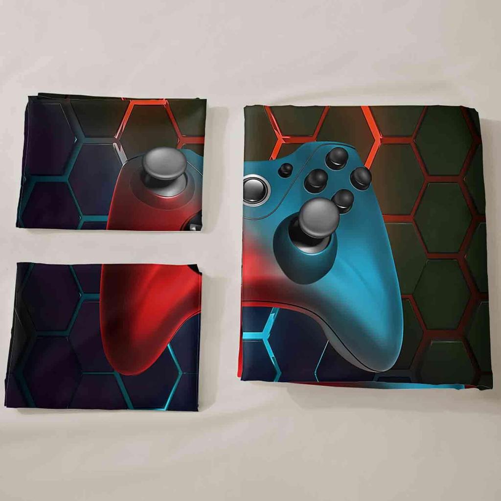 Gamepad Digital Printing Three-Piece Set, Home Textile Four-Piece Set, Quilt Cover, Bed Linen, Bedding
