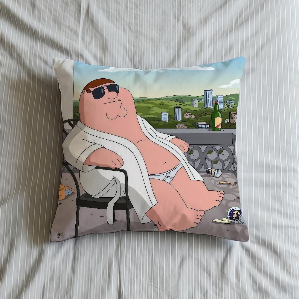 F-FfamilyS-ES Griffin Cushion Cover Soft Case Sofa Living Room G-GguyS-ES Home Peter Comfortable Office Decor Protective Pillow