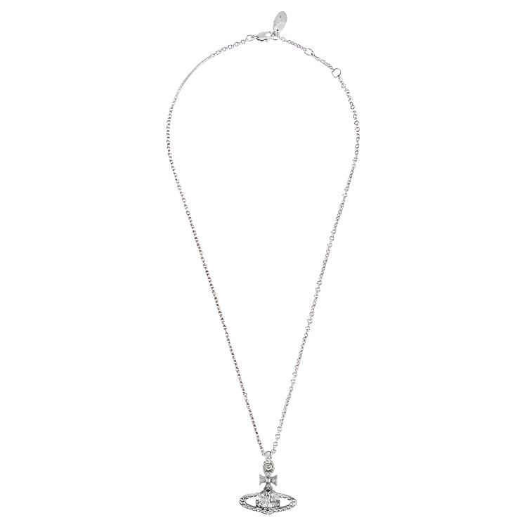 VIVIENNE WESTWOOD Mayfair Bas Relief Pendant Necklace Women Necklace Brass Crystal 63020052-W110-MY