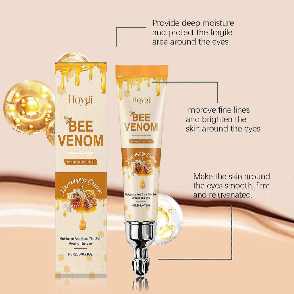Bienenstich-Augencreme, Straffende Bienenstich-Augencreme, Anti-Aging-Augencreme gegen Falten, Tränensäcke, Dunkle Augenringe und Tränensäcke