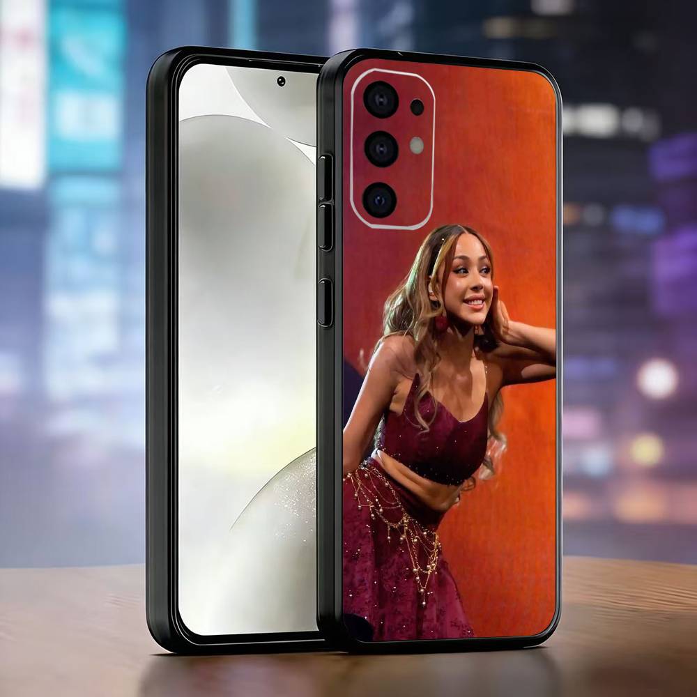 A-Ayliva Singer Phone Case For Samsung S25,S24,S21,S22,S23,S30,Ultra,S20,Plus,Fe,Soft Silicone Black Cover