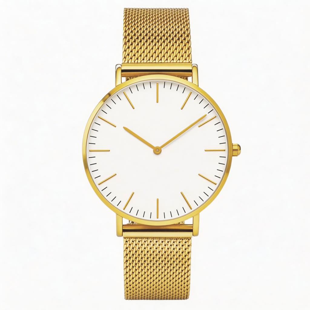 Ultra-thin Fashion Watch Women Luxury Metal Mesh Belt Ladies Quartz Wristwatches Minimalist Elegant Woman Watches reloj mujer
