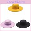 Wool Felt Fedora Hat For Men Women With Wide Brim In Classic Black For Formal Events