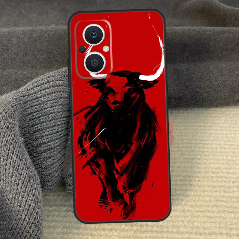 Bullfight Bull Fighter Cover For OPPO Reno 11F 12F 13F 14F 8T 7 8 10 11 12 13 14 Pro OPPO Find X9 X8 X6 X5 Pro Case