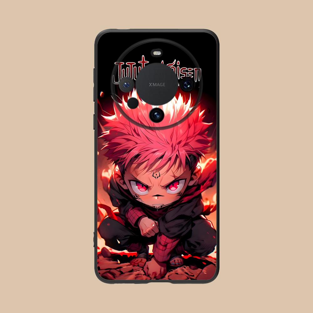 Jujutsu Kaisen Sukuna Mobile Phone Case for Huawei Mate 60 50 40 30 20 10 Pro Plus Lite E 5G Colour Printing Cover Cover Pretty