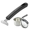Fry Pan Grip Replacement Pot Handle Milk Pan Handle Detachable Pot Handle Cook Ware Pans Replacement Grip Handle for Kitchen