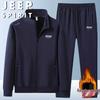 JEEP SPIRIT Men's Spring Autumn Stand-Collar Tracksuit