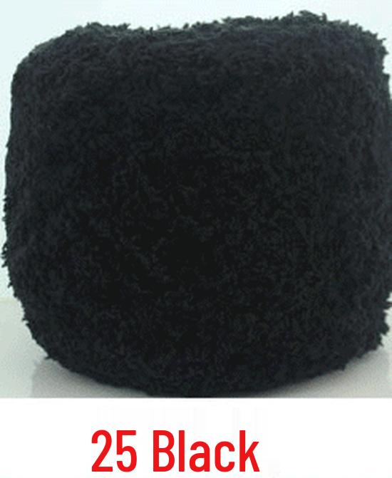 Dreifädiges Korallenfleece Flauschgarn für handgestrickte Chunky Schals und Handtücher