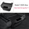 USVOTOV Center Console Organizer for Tesla Model Y Juniper Premium Accessories 2026 2025 Rear Seat Storage Box Trash Can Garbage