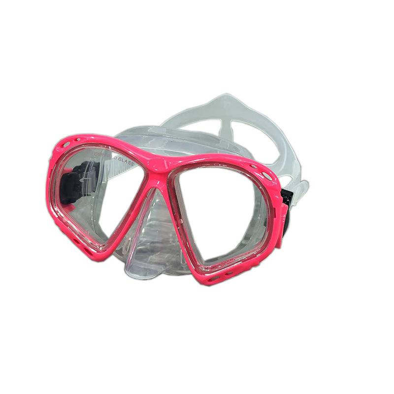 High-Definition Transparent Silicone-Free Diving Mask with Ultra-Wide Field of View