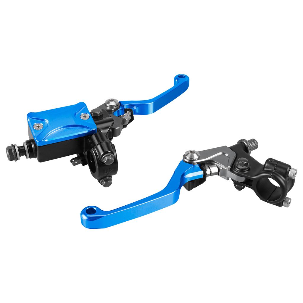 NICECNC For Kawasaki KX 85 125 250 KXF 250 450 KLX Motorcycle Hydraulic Brake Clutch Lever Brake Master Fluid Reservoir Cap Kit