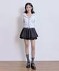 Tetemochi Frill Tiered Skirt (Black)