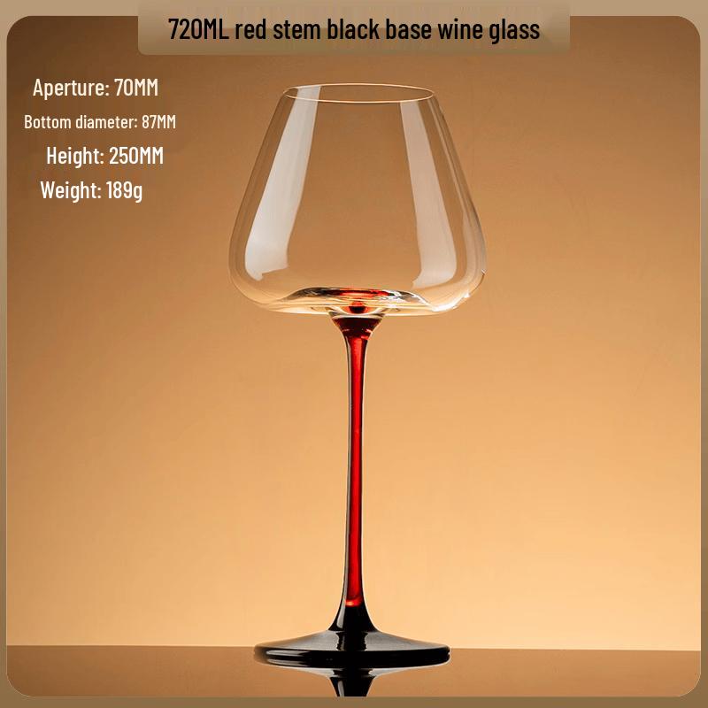 720ml European Style Stemmed Wine Glass