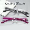 Transparent Reading Glasses For Women Men Rectangle Small Frame Farsighted Eyewear Business Prescription Spectacles +1.0 To +4.0