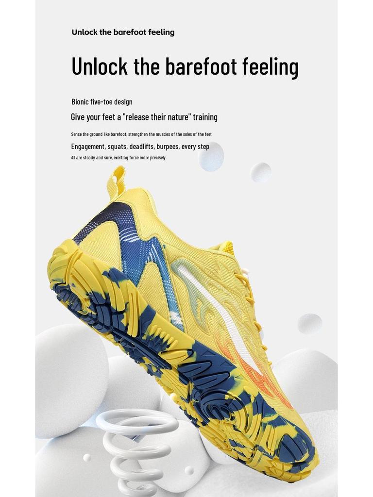 Unisex Breathable Non-Slip Five-Finger Sport Shoes for Hiking, Fitness, Climbing, Wading, and Beach Activities