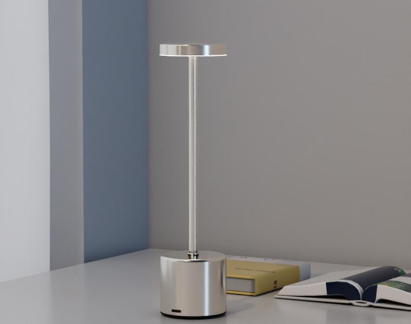 Adjustable Bedside Creative Ambient Light Bar Room Decor Light LED Cordless Touch Table Lamps Rechargeable Desk Lamp
