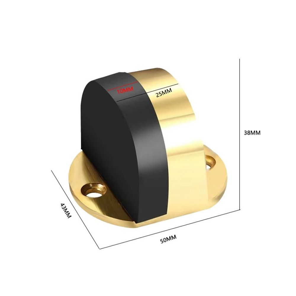 New Stainless Steel Door Stopper Non Punching Anti-collision Door Suction Nail-free Hardware Door Holder Furniture