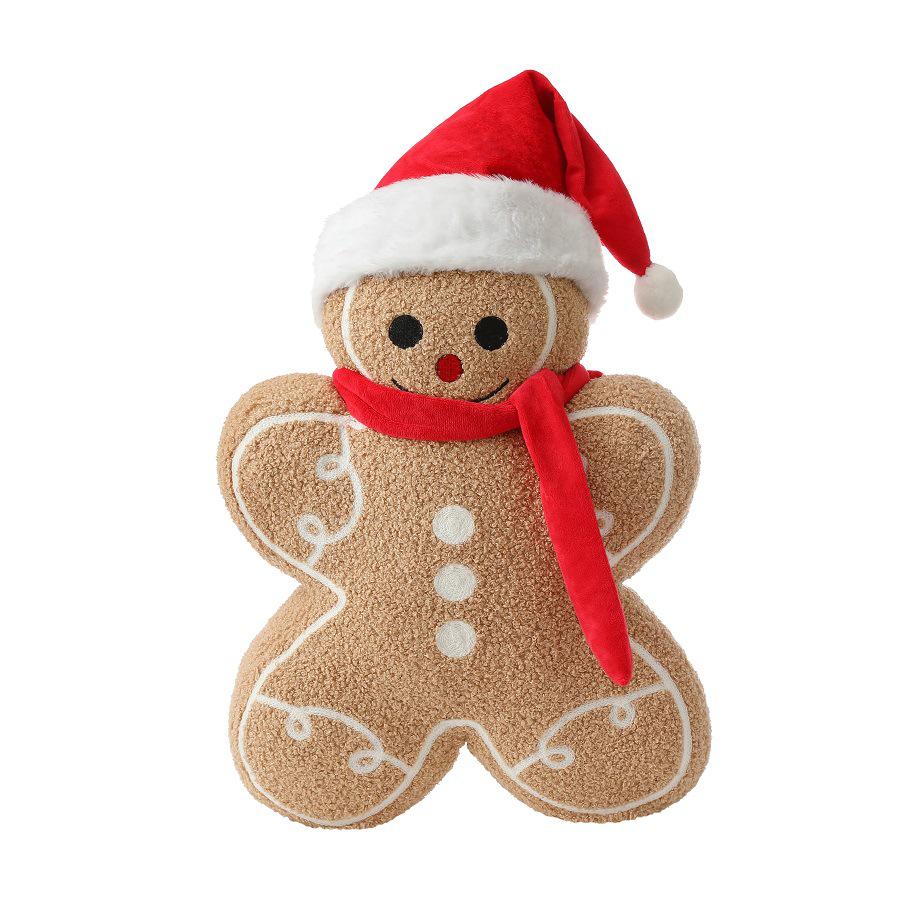 Christmas Gingerbread Man Backrest Pillow & Cushion Decoration