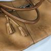 Coach Handtasche aus Leder Braun mit Quaste(GEBRAUCHT)