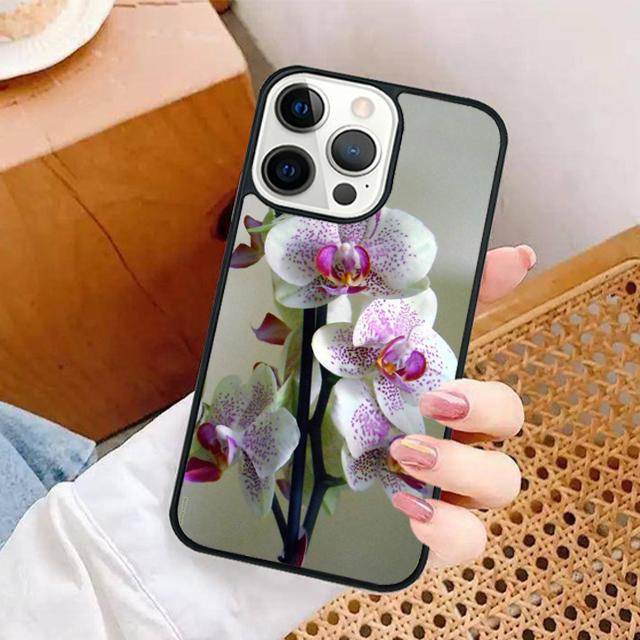 Orchid Flowers Colorful Phone Case for iPhone 16 15 SE2020 6 7 8 Plus for Apple 13 11 12 14 Mini Pro Max Cover Coque Shell