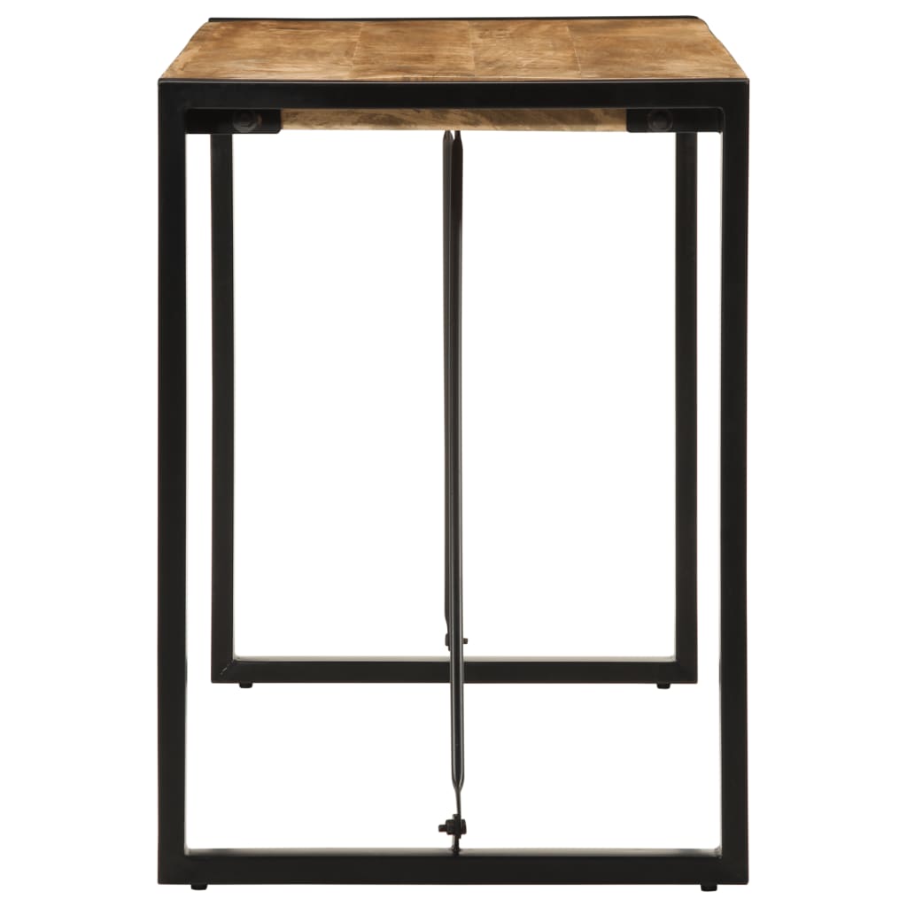 Dining Table 120x55x76 cm Rough Mango Wood