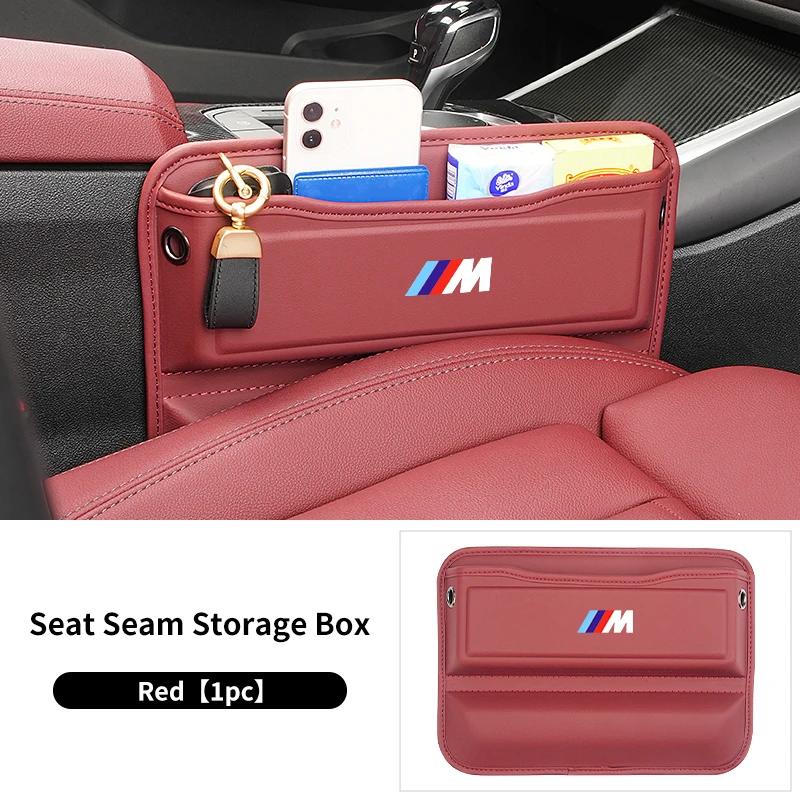 BAFJ3 Hot 2025 Car Seam Storage Box Crevice Organizer Bag Gap Filler For BMW X3 X5 X6 M5 M3 E46 E90 E60 F10 E39 F30 E36 G30 E87 E70 E9